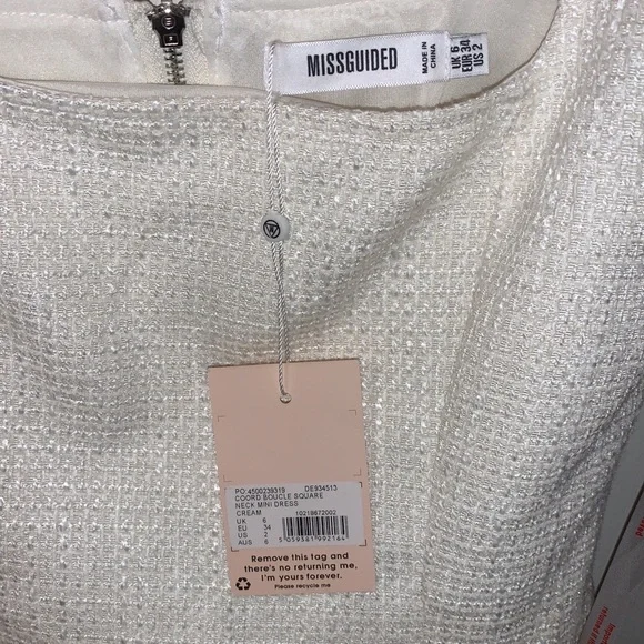 Missguided cream dress - Picture 3 of 6